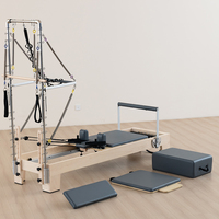 Reformer de Pilates en bois d'érable avec demi-tourneuse - Machine de Pilates commerciale durable