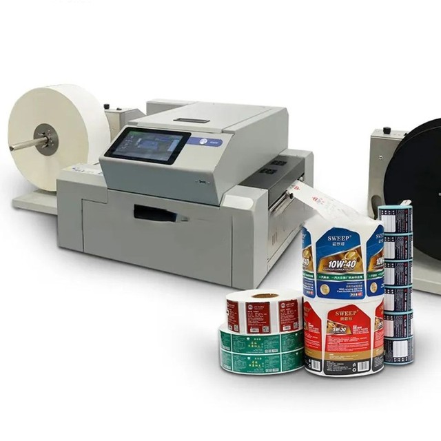 Flexography Custom Blank Coated Art Paper Matt Glossy Inkjet Label Roll for Inket Color Printer