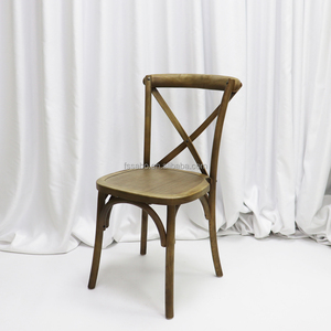 Commercio all'ingrosso Hotel impilabile banchetto ristorante all'aperto per feste di nozze <span class=keywords><strong>in</strong></span> <span class=keywords><strong>legno</strong></span> massello <span class=keywords><strong>in</strong></span> <span class=keywords><strong>legno</strong></span> Bentwood <span class=keywords><strong>sedie</strong></span> con retro incrociato <span class=keywords><strong>in</strong></span> Rattan - Product Image 2