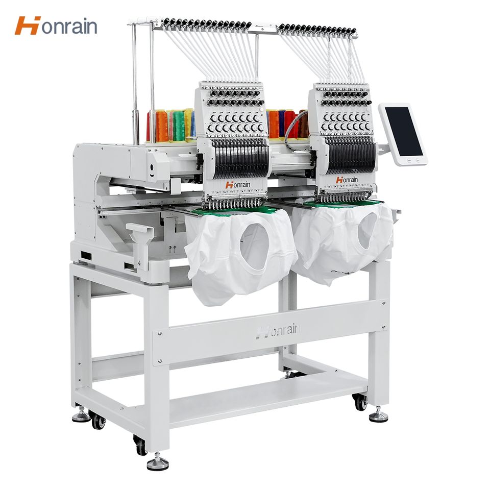 Professional 2 Heads Embroidery Machine for Business - Automatic ...