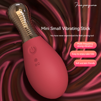 Promotion Spaß-App Fernbedienung Vibrierender Massage-Stimulator Weiblicher Vibrator Tragbar 10-Gang Wasserdicht USB-Aufladbar
