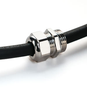 JAR de alta temperatura IP68 impermeable latón M12 M18 prensaestopas impermeable junta de Cable tipo PG y MG conector de cobre - Product Image 5