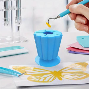 Raccoglitore di Scarti da Tavolo, Contenitore per Rifiuti, Scatola Porta Scarti con Ventosa in Silicone Morbido, Strumenti per Artigianato, Raccoglitore di Rifiuti - Product Image 2