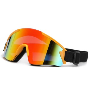 Ski Goggles Anti Fog Single Layer PVC <b>Large</b> <b>Frame</b> Windproof Sandproof Outdoor Mountaineering Cycling Glasses Adult - Product Image 3