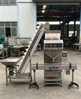 Machine de remplissage et d'emballage linéaire automatique pour noix, grains de café, granulés, snacks, canettes et bouteilles en plastique