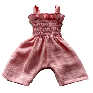Trajes de Verano de Muselina Sólida con Estampado de Flores para Muñecas <span class=keywords><strong>Miniland</strong></span> Personalizadas - Product Image 3