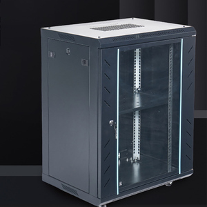 19 Inch Floor <b>Standing</b> Network Cabinet Server Rack 4U 6U 9U 12U SPCC Steel for Router Switch Vented Mesh <b>Doors</b> - Product Image 2