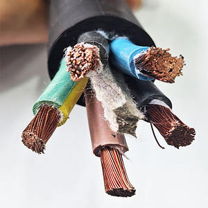 Câble d'alimentation électrique en caoutchouc étanche Flexible câble Yc Yz pour la construction de site fil électrique 3 noyaux 1.5mm2 2.5mm2 4mm2 6mm - Product Image 1