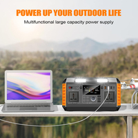 Station d'alimentation portable extérieure 300W 600W 1200W 2400W 3000W avec batterie LiFePO4, générateur solaire pour le camping et la sauvegarde à domicile