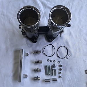 Corps de papillon FAJS NO T5 <span class=keywords><strong>40</strong></span>/42/45/48/50/55DCOE, remplace le <span class=keywords><strong>carburateur</strong></span> <span class=keywords><strong>WEBER</strong></span> <span class=keywords><strong>DCOE</strong></span> et le <span class=keywords><strong>carburateur</strong></span> DELLORTO DHLA, rail de carburant AN6 - Product Image 6