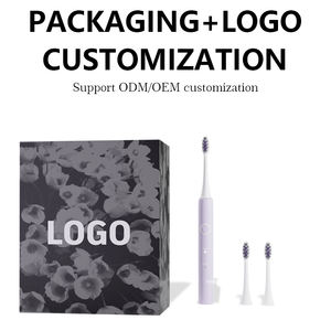 Cepillo de dientes eléctrico de fábrica moldeado personalizado tipo sónico recargable para suministros para invitados de hotel - Product Image 3