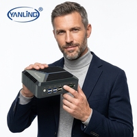 Yanling J6412 Nouveau Mini-ordinateur Industriel DDR4 Linux PC Quad Core Démarrage Automatique Montage sur Rail DIN Sans Ventilateur