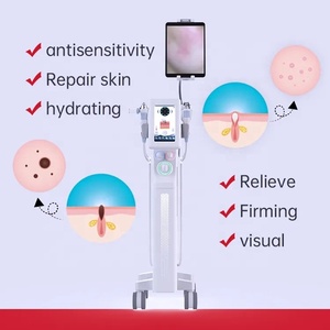 Appareil multifonctionnel vertical tout-en-un pour le nettoyage du visage et l'anti-âge, à bulles d'hydrogène et d'oxygène, spécialisé pour les soins de la peau - Product Image 2