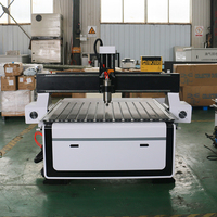 Fresadora y máquina de tallado CNC 1212 de 3 ejes con control NC Studio DSP, husillo único para madera/acrílico/fabricación de muebles