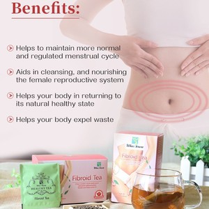 Tisane OEM/ODM pour le soutien des fibromes et de la fertilité, mélange en sachets en boîte avec menthe marine et feuille de mûrier, 20 sachets - Product Image 3