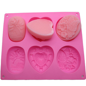 BPA Free 3D Flower Shaped <b>Soap</b> Candy Silicone <b>Molds</b> - Product Image 6
