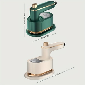 Plancha de vapor portátil de mano, pequeña y plegable, para el hogar y dormitorio, vaporizador de ropa portátil - Product Image 1