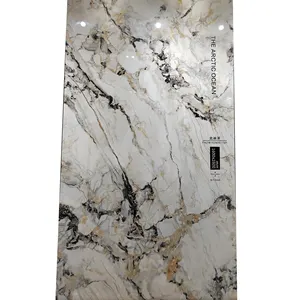 Arctic Ocean 1600*3200*12mm Full Body Porcelain Panel 320cm Walling Tile 126 Inches Sintered Stone Table Porcelain Table Top