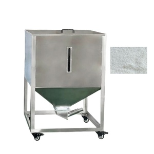 Baril et réservoir de stockage amovibles en acier inoxydable pour granulés plastiques et matières premières des machines auxiliaires de moulage par injection - Product Image 1