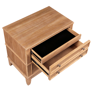 Hazel 3 Drawer Side Table Set Of Two For Living Room Hallway Entryway - Product Image 5