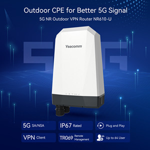 Routeur CPE 4G LTE 5G NR extérieur haute vitesse avec alimentation PoE, double SIM, étanche IP67, pare-feu VPN pour camping-car et zones rurales - Product Image 3