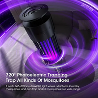 Nouvelle Lampe Anti-Moustiques Électrique à Lumière Violette, Appât Moustiques, Batterie Intégrée, Murale, Usage Domestique et Extérieur, pour le Marché International