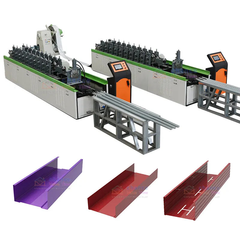 Cloisons sèches de chaulage utilisées plafond C U goujon en métal et rouleau de piste formant la machine goujon et coureur faisant la machine C75