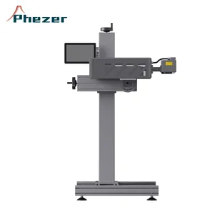 Mesin penanda laser UV serat CO2 untuk cangkang ponsel chip papan sirkuit elektronik