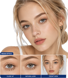 En gros, <span class=keywords><strong>Cils</strong></span> inférieurs auto-adhésifs sans colle, en grappes, effet naturel, style Manga Doll Eye, DIY, 6 rangées - Product Image 5