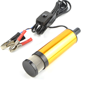 Pompe à huile électrique 38/51MM 12V pour pompage de diesel, eau, transfert de carburant, 12L/min, submersible, coque en alliage d'aluminium - Product Image 4