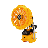 Ventilateur portable pour batterie lithium-ion Dewalt 20v 60v, à faible consommation d'énergie, 3 vitesses, pour chambre à coucher, extérieur, travail