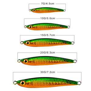 Nouvelles leurres de pêche métalliques lentes de 7g, 10g, 15g, 20g, 30g, appâts de lancer, spinnerbait, leurres crayon coulants avec hameçon assist - Product Image 4