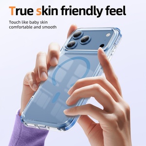เคสโทรศัพท์มือถือแบบใสแม่เหล็กขั้นสูงสำหรับ iPhone 18 12 13 17 Pro Max 14 15 16 Plus รองรับการชาร์จไร้สาย ป้องกันด้านหลัง - Product Image 5