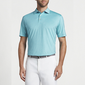 OEM Logo personnalisé Impression brodée sublimation séchage rapide coupe ample Performance polos de golf Camisas pour hommes - Product Image 4