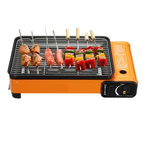 Commercial Portable Gas Stove Burner Family Travel Outdoor Portable Grill Korean Barbecue Commercial LPG Natural Gas Grill