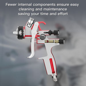 Kit de Pistola de Pintura HVLP Voylet SP-<span class=keywords><strong>V1</strong></span> con Vasos de Pintura Desechables de 20 Oz, Boquilla de 1.3 mm, Pistola de Pintura Automotriz - Product Image 4