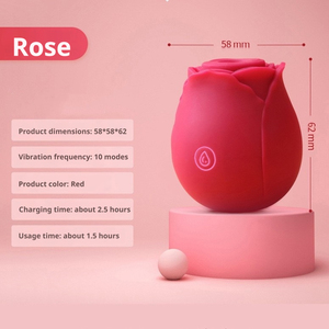 Vibrateur miniature en forme de rose pour femmes, stimulateur clitoridien, jouets sexuels pour adultes, jouets sexuels pour femmes - Product Image 4