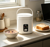 Cuisinière à riz compacte Kenly avec fonction de cuisson et de maintien au chaud à une touche, mini-cuisinière à riz compacte, faible consommation d'énergie