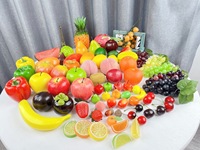 Fruits et légumes artificiels réalistes en plastique Pitaya Pear pour la décoration de table et d'armoire