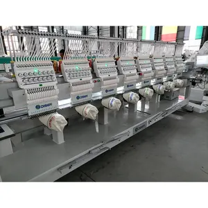 8 heads Garment hat t-shirt embroidery machine 8 10 12 15 heads dahao computerized cnc automatic multi head embroidery machine