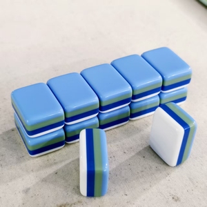 Juego de Mahjong Americano de Lujo, 160 Piezas de Acrílico Grabado - Product Image 5