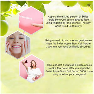 しわ対策・アンチエイジング効果のあるスイス産リンゴ幹細胞3000配合フェイスセラム（卸売） - Product Image 6