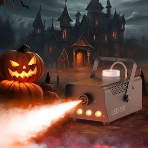 Máquina de humo Led-500 de 500W con 3 luces para fiestas, bodas, escenarios y uso en interiores. - Product Image 2