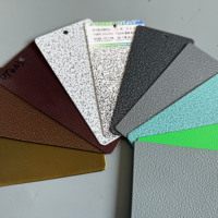 Fabrika Toptan Epoksi Polyester Özel RAL Renkli Yüksek Parlaklıkta Sprey Toz Boya Makine Kabini Paneli için