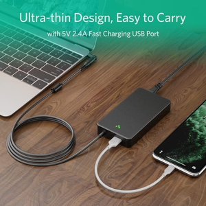 Chargeur universel pour ordinateur portable Belker 90W pour <span class=keywords><strong>HP</strong></span> Dell Lenovo <span class=keywords><strong>Acer</strong></span> Asus Samsung, adaptateur secteur avec port de charge rapide USB 5V 2.4A - Product Image 5