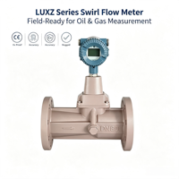 Multi-Signal Output Digital LUXZ Series Swirl Flow Meter for Automatic Industrial Pipeline Flow Control
