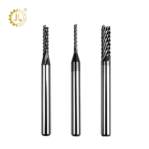 Kim Cương tráng <span class=keywords><strong>CNC</strong></span> Mill PCB <span class=keywords><strong>CNC</strong></span> Router bits Ngô End Mill kim cương lớp phủ endmills cho sợi carbon - Product Image 1
