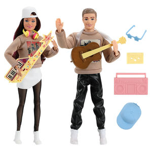 Nuove Bambole di Plastica Mini da 30CM (11 Pollici) per Amanti della Musica, Cantanti, Bambole Elettriche con Suoni per Ragazze e Ragazzi, Regali per la Festa dei Bambini, Bambole alla Moda - Product Image 4