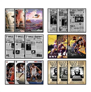 Póster Lenticular 3D Popular con Bajo MOQ, Diseño de Dibujos Animados con Imagen Cambiante, Adorno Decorativo para el Hogar, Arte en Plástico, Póster 3D con Movimiento - Product Image 1