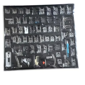 Juego de 62 Piezas de <span class=keywords><strong>Prensatelas</strong></span> para Máquina de Coser Brother y <span class=keywords><strong>Singer</strong></span>: Kit de Accesorios para Trenzado, Puntada Invisible, <span class=keywords><strong>Overlock</strong></span>, Cremallera, Rodillo y Regla - Product Image 6